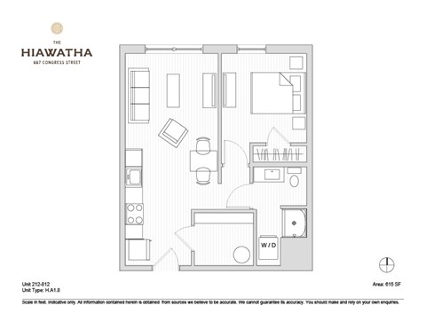 One Bedroom One Bath Apartment Centrally located on Longfellow Square in Portland Maine.  Walk to Old Port restaurants, Downtown Offices, and Entertainment Venues. Features In-Unit Laundry, Kitchen and Bathroom. Pet Friendly, Gym, 2nd Floor Lounge, On-Site Parking.
